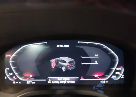 2021 BMW X3 M from USA, damaged, VIN 5YMTS0C06M9F33727